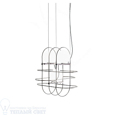 подвесной светильник с белым абажуром и металлическим каркасом