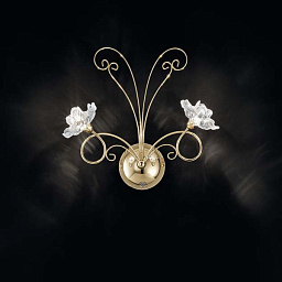 543/2A Light gold IDL Butterfly настенное бра с декоративными элементами в золотом цвете