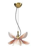 Подвесной светильник Blossom Lladro, розовый с золотом