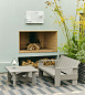 AE670-D362-AM89 Hay Стол Crate Lounge 75x75 см, London Fog — фото 2