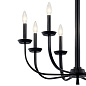Kennewick 8 Light Chandelier Black люстра 52388BK Kichler — фото 4