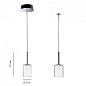 SPSPILLMRSCRG4L Axolight Spillray SP M люстра современная хром; красный — фото 3