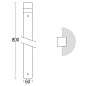 Светильник для дорожек MiniQuadro 800 180° Ghidini GH1258 — фото 5