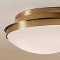 Bretta 17.75" 3 Light Flush Mount Brushed Natural Brass потолочный светильник 52545BNB Kichler — фото 1