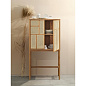 2596-8400 Air Design House Stockholm Высокий шкаф из дуба с фасадами из ротанга — фото 1