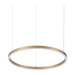 Подвесной светильник Oracle Slim SP D050 ROUND 3000K ON-OFF Ideal Lux 370408, латунь