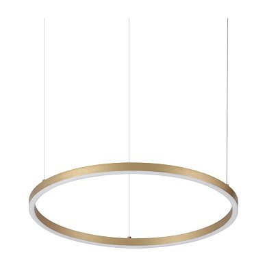 Подвесной светильник Oracle Slim SP D050 ROUND 3000K ON-OFF Ideal Lux 370408, латунь