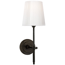 Bryant Sconce бронза с белым стеклянным абажуром