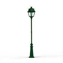 Avenue 2 N° 9; Clear glass Built-in LED 2700°K warm white 13W; Fir green
