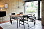 Pause dining chair 2.0 Black w/leather Woud, стул — фото 2