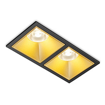 Потолочные светодиодные светильники Led technology NEW KUB IN 22.30 W 2FW NO DIM золотой + черный