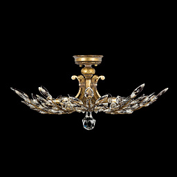 776240 Crystal Laurel 28" Round Semi-Flush Mount полувстраиваемый светильник, Fine Art Lamps
