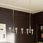 Torvee 42" 5 Light Linear Chandelier Polished Nickel люстра 52425PN Kichler — фото 5