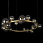 10139/1200 Loft it Molecule подвесной светильник, 40Вт, золото — фото 1