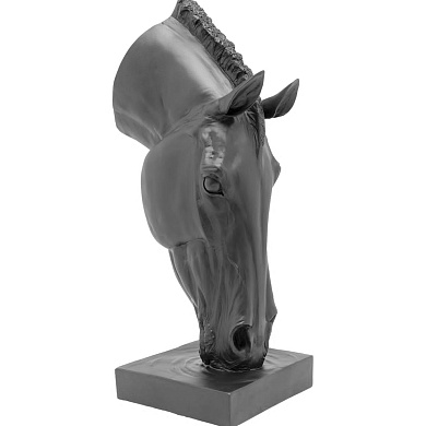 53535 Deco Object Horse Face Black 72cm Kare Design