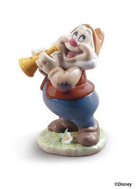 Фарфоровая статуэтка гнома из «Белоснежки» Happy Lladro 01009322