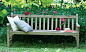 Notting Hill Деревянная садовая скамейка с подлокотниками Ethimo