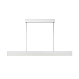 45455/36/31 Lucide RAYA LED подвесной светильник с прямоугольным корпусом белого цвета и двумя горизонтальными источниками света