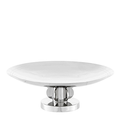 110251 Tray Baglioni nickel finish лоток Eichholtz