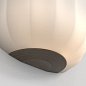 Настенный светильник Astro Lighting Veo матовый никель / белое стекло — фото 4