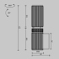 Настенный светильник Maytoni Metropolis 10W Латунь MOD475WL-02BS — фото 3