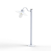 Belcour N° 3; Clear glass E27 60W; White