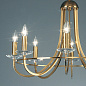 Kolarz IMPERIAL 330.88.8C люстра английская латунь ø76cm высота 50cm мин. высота 71cm макс. высота 116cm 8 ламп e14 — фото 2