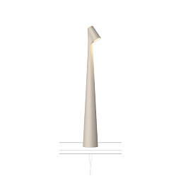 559524/15 Vibia Africa настольная лампа на стойке с круглым плафоном