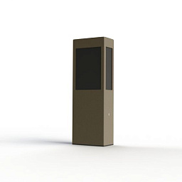108005054 Roger Pradier Brick2 садовый боллард прямоугольной формы бежевого цвета