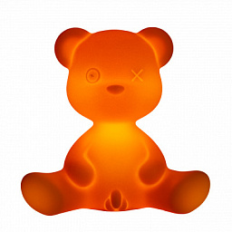 24001OR Qeeboo Teddy декоративный светильник в форме медвежонка оранжевого цвета