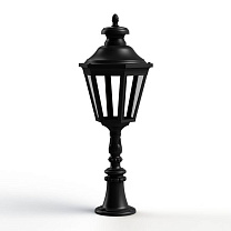 Louis XIII N° 9; Clear glass Built-in LED 2700°K warm white 13W; Dark black