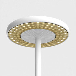Rotaliana Sol T1 TL LED настольная лампа с диммером матовый белый; золото 1SOT100463EL1