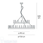 CHANDELIER XXL Fontana Arte  подвесной светильник F549195260OBNE белый — фото 1