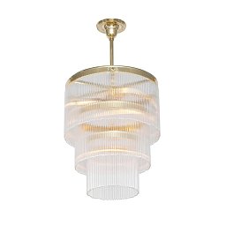PP-375 Patinas lighting Versailles подвес из трёх ярусов стеклянных трубок, 40 см