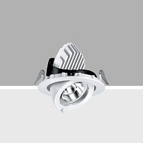 Pixel Plus extractable, adjustable, recessed LED luminaire - DALI control gear included 35.6W 4211.8lm - 3000K - DALI-2 - Colour: White