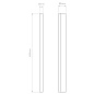1308007 Artemis 900 LED Astro lighting настенный светильник полированный хром — фото 7