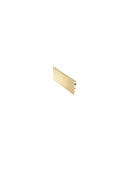 D95Z16 19cm - Golden aluminium Fabbian Tile настенный светильник с круглым стеклянным плафоном и золотистой отделкой