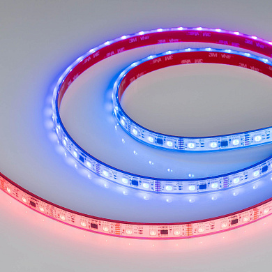 039175 Arlight Лента герметичная DMX-PFS-B60-12mm 12V RGB-PX3 (14 W/m, IP68, 5060, 5m)
