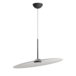 F58A51 37 Fabbian Acustica подвесной светильник с шумопоглощающим элементом цементного оттенка