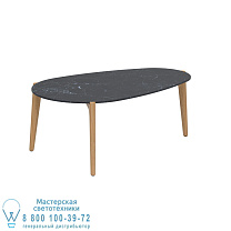 СТОЛИК ДЛЯ ЧАЯ 100X60CM H40 CERAMIC NERO MARQUINA Royal Botania