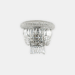 207155 Ideal lux Dubai настенный светильник с хромированным корпусом и двумя источниками света