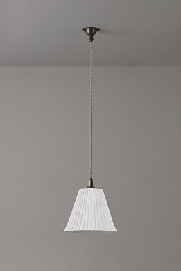 Подвесной светильник Original BTC Large Pleat Antique Brass