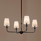 Pallas 25" 4 Light Chandelier Black люстра 52520BK Kichler