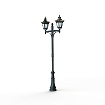 Citadelle N° 7; Opal PMMA Built-in LED with crown - 105W 3000°K warm white 70W; Green Patina