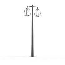 Lampiok 2 N° 5; Clear glass E27 52W; Silk grey