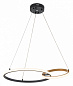 10230/2LED Black/Gold Escada Relation подвесной светильник, 27.5Вт, 3000, 4000, 6500K, 4368лм, черный