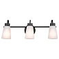 Erma 20.5" 3 Light Vanity Light Black настенный светильник 55126BK Kichler — фото 3
