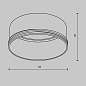 RingL-20-W Maytoni Focus LED Комплектующие для светильника Белый — фото 6