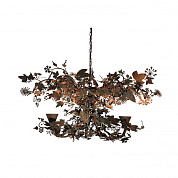 Small Ivy Chandelier Forest Rust Porta Romana