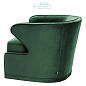 111938 Chair Dorset roche green velvet  Eichholtz